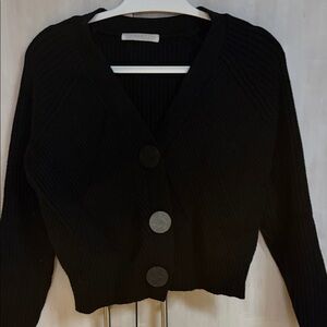 Black Decker Luxe Button-Up Women's Sweater
